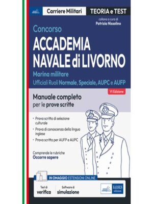 cover image of Concorso Accademia Navale di Livorno--Marina Militare